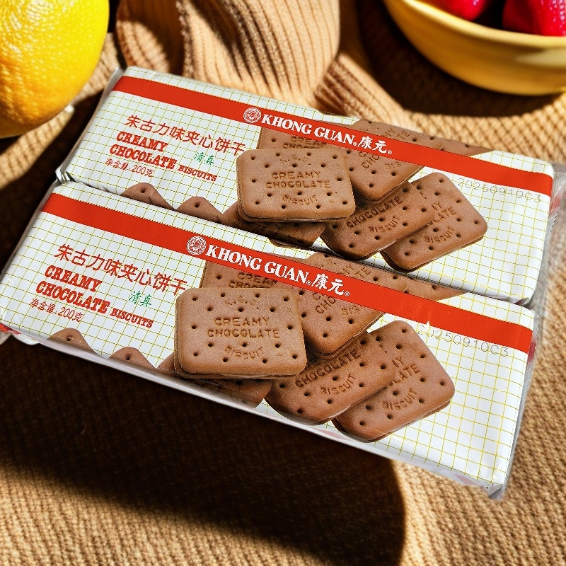康元饼干朱古力夹心零食追剧加餐夜宵茶点怀旧正宗