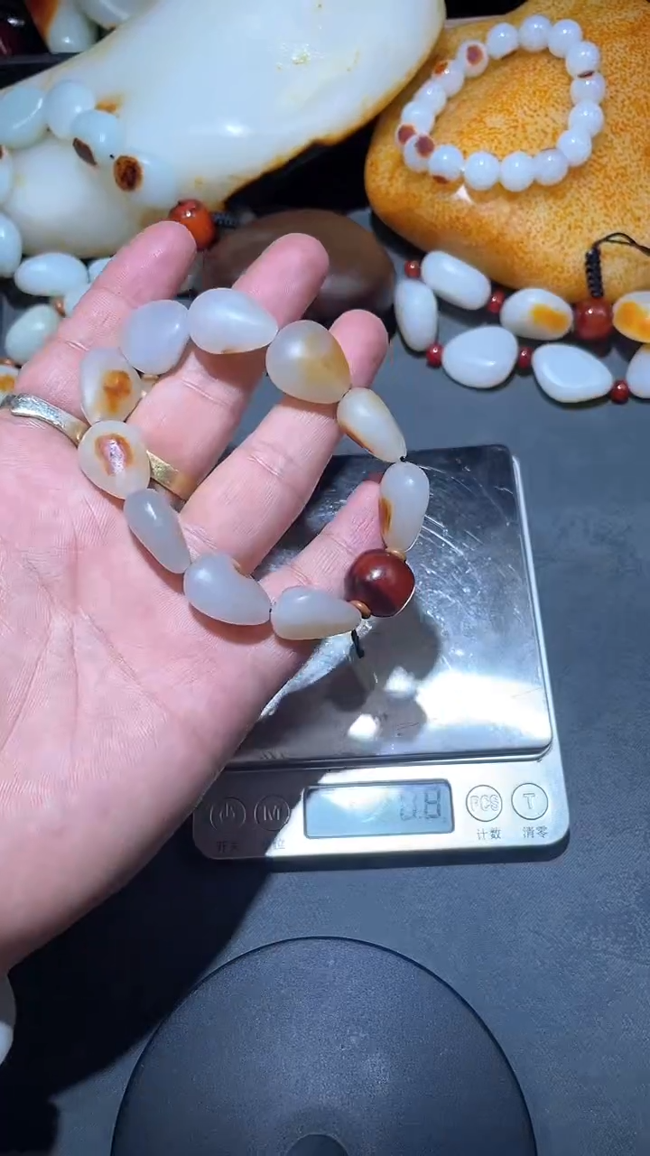 【闪购商品】和田玉手串未镶嵌YL-LL-1.23-50多样性发货