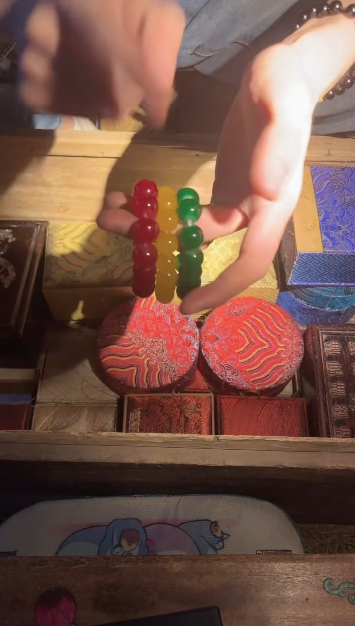 【闪购商品】【闪购商品】【闪购商品】红黄绿手串三个