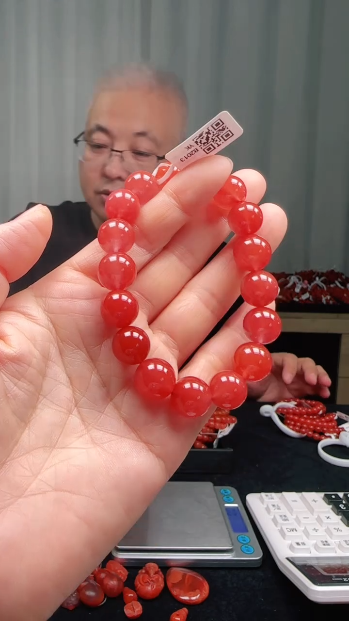 未镶嵌多样性发一件南红玛瑙【收藏级】12mm保山原矿圆珠单圈 