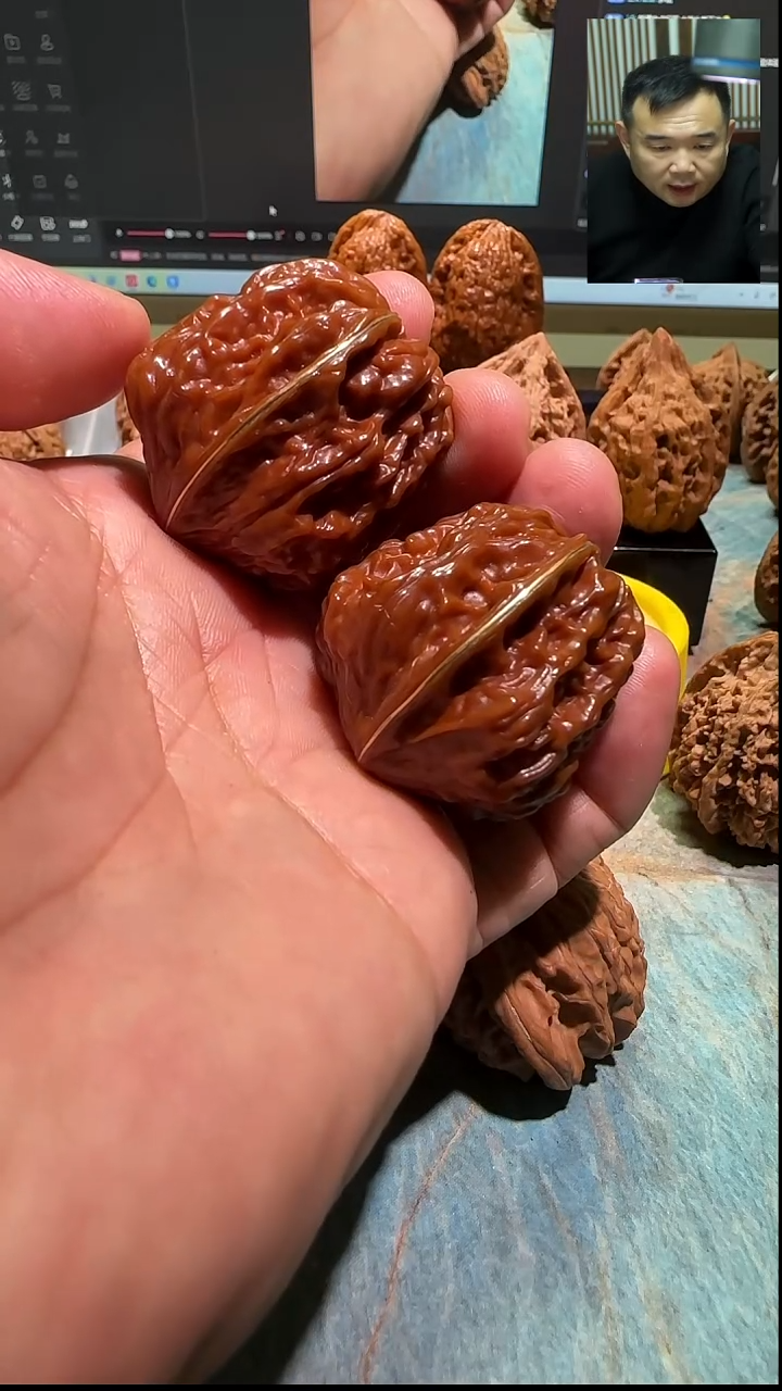 吊坠文玩核桃钻石31