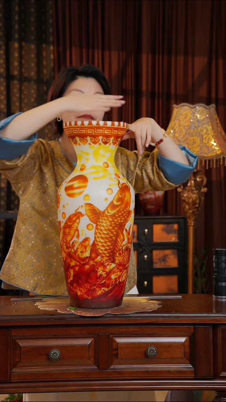 琉璃葛蕾--富贵九鱼