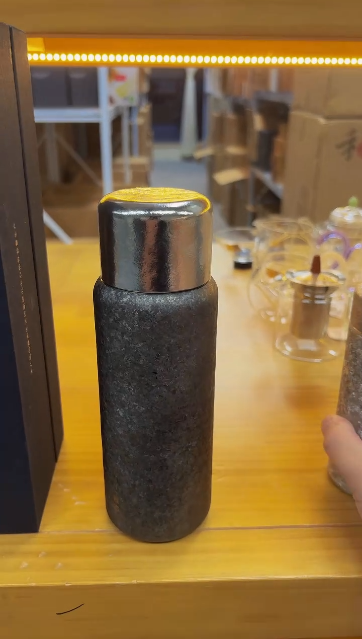 器态-卓越纯钛保温杯-玄冰黑420ML