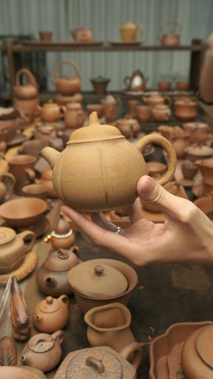 老岩泥原矿老岩泥   硕瓜壶260ml