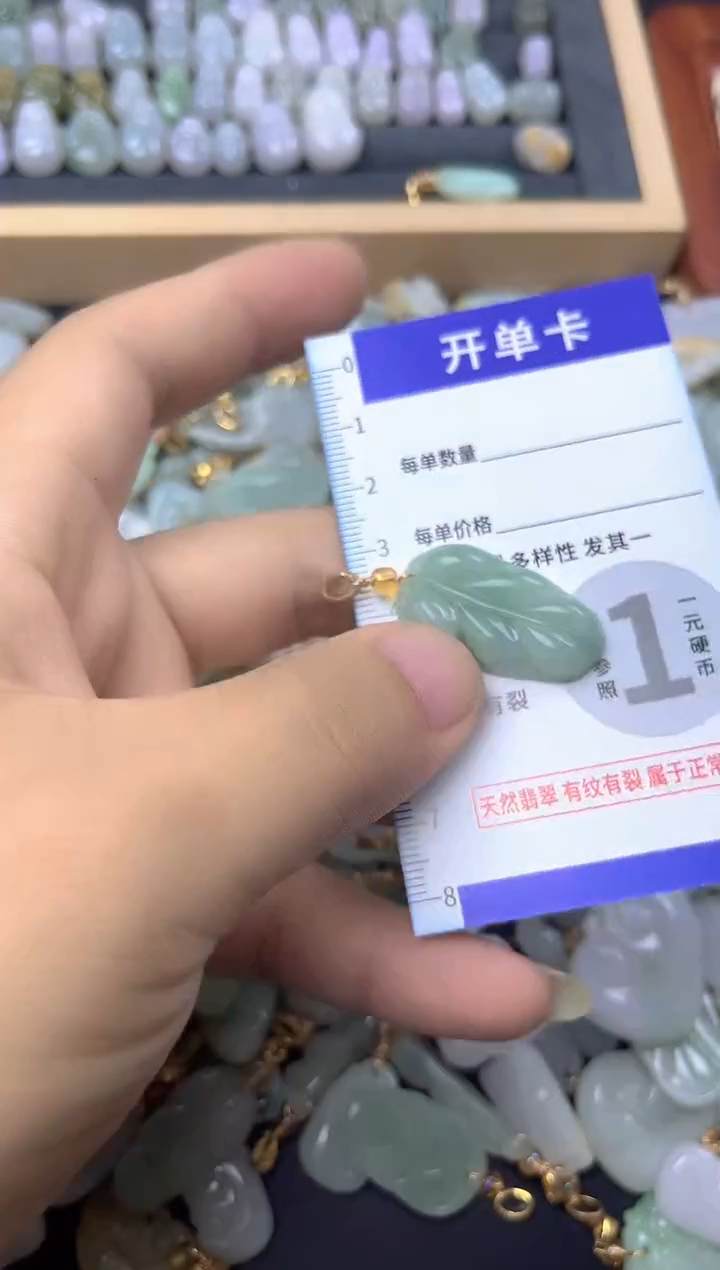 颈饰未镶嵌翡翠天然A货翡翠