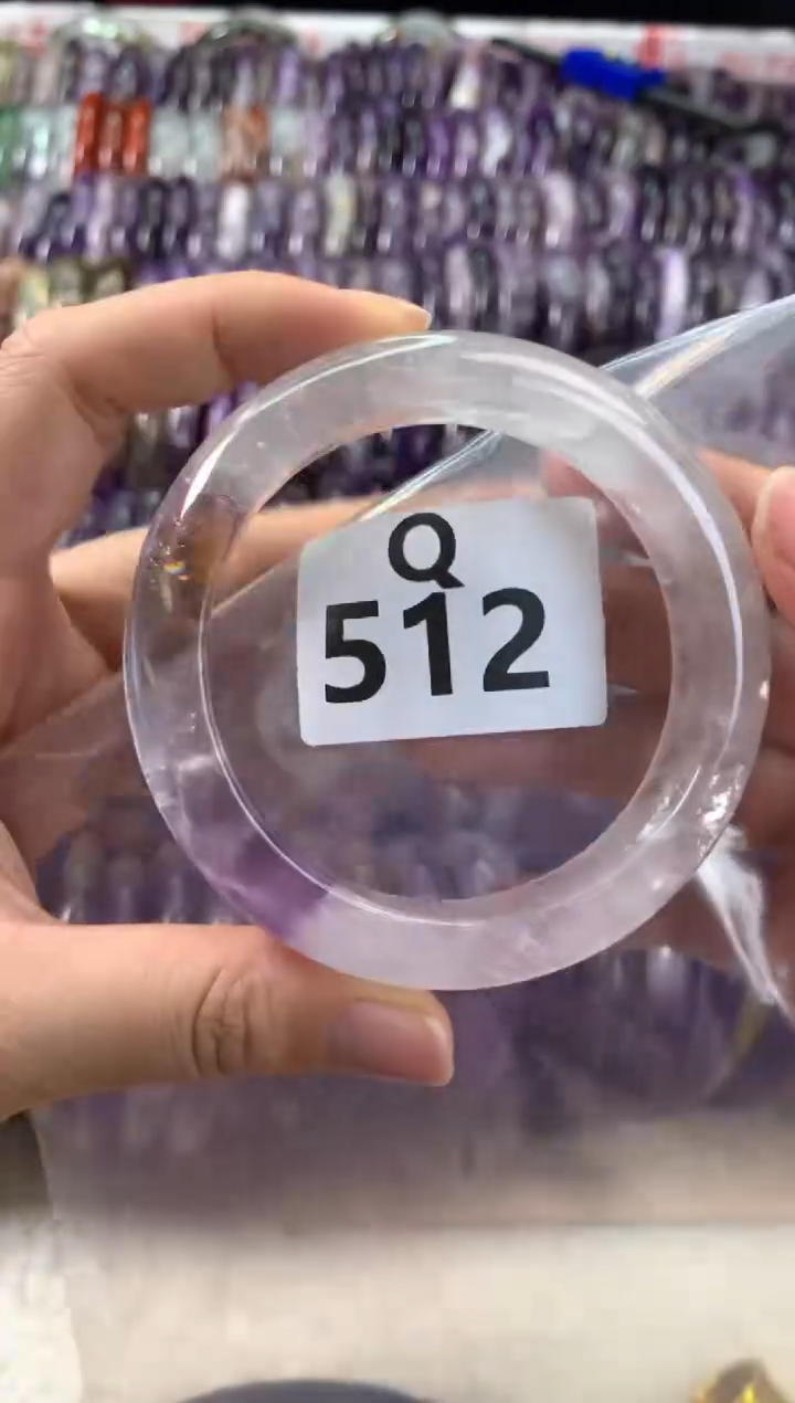 【闪购商品】水晶水晶手镯Q未镶嵌512-59