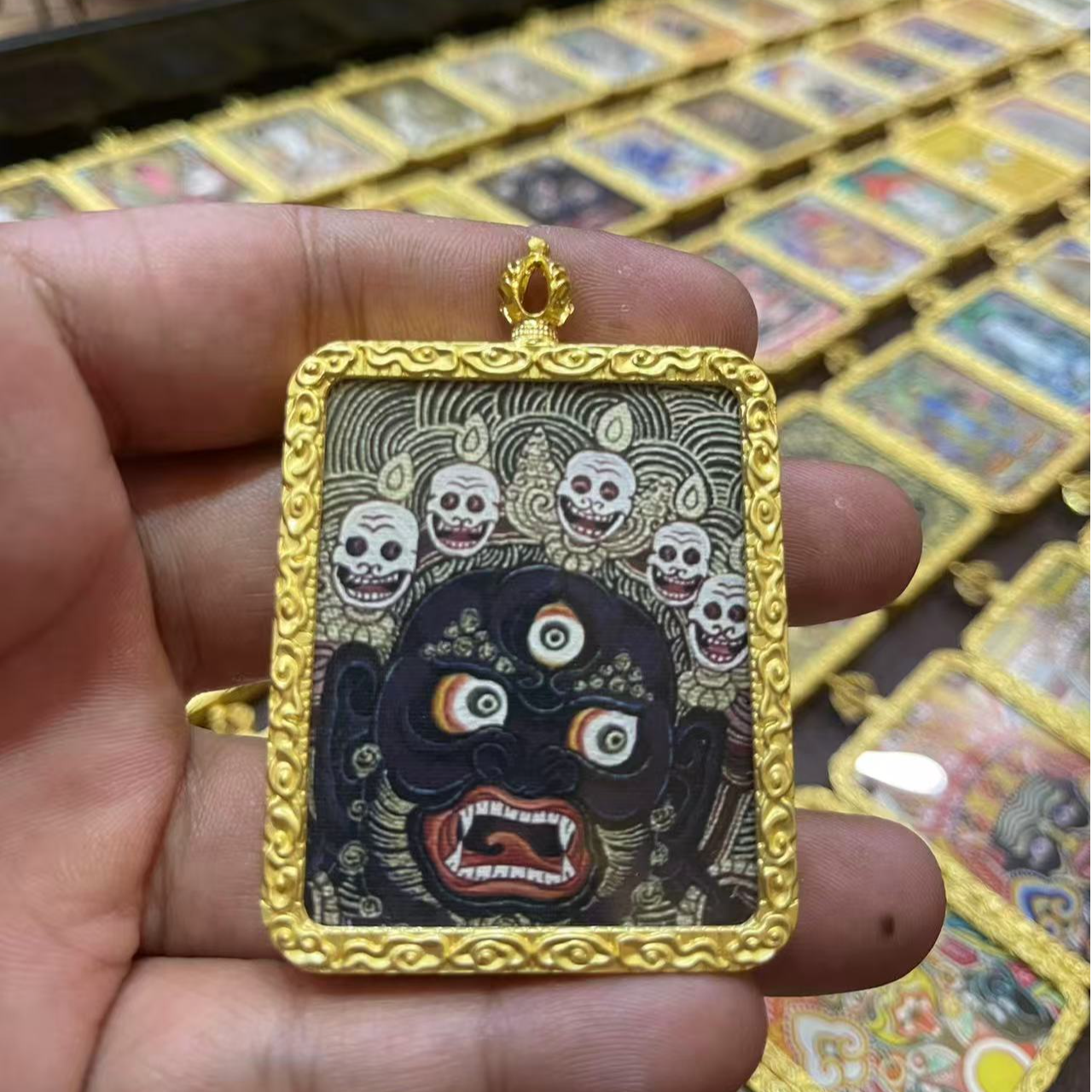 【舒辰藏传】黑财神半手绘唐卡 多款可选