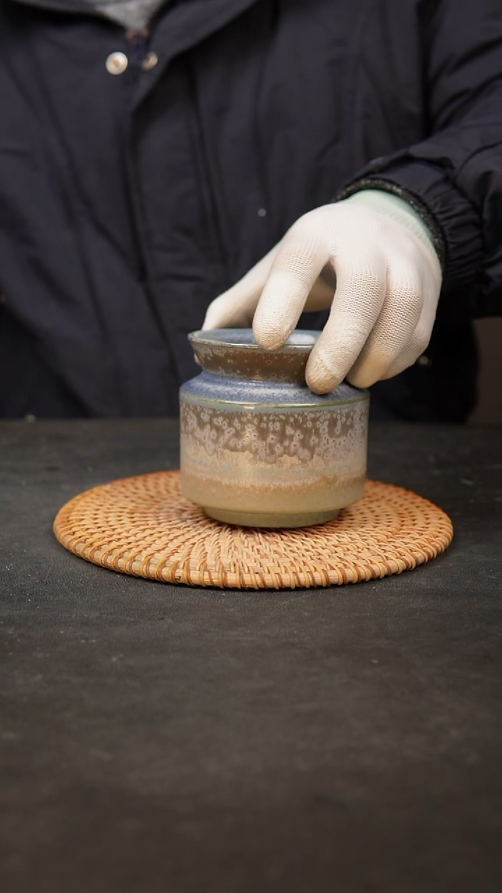 【闪购商品】瓷片泥泥手工花盆