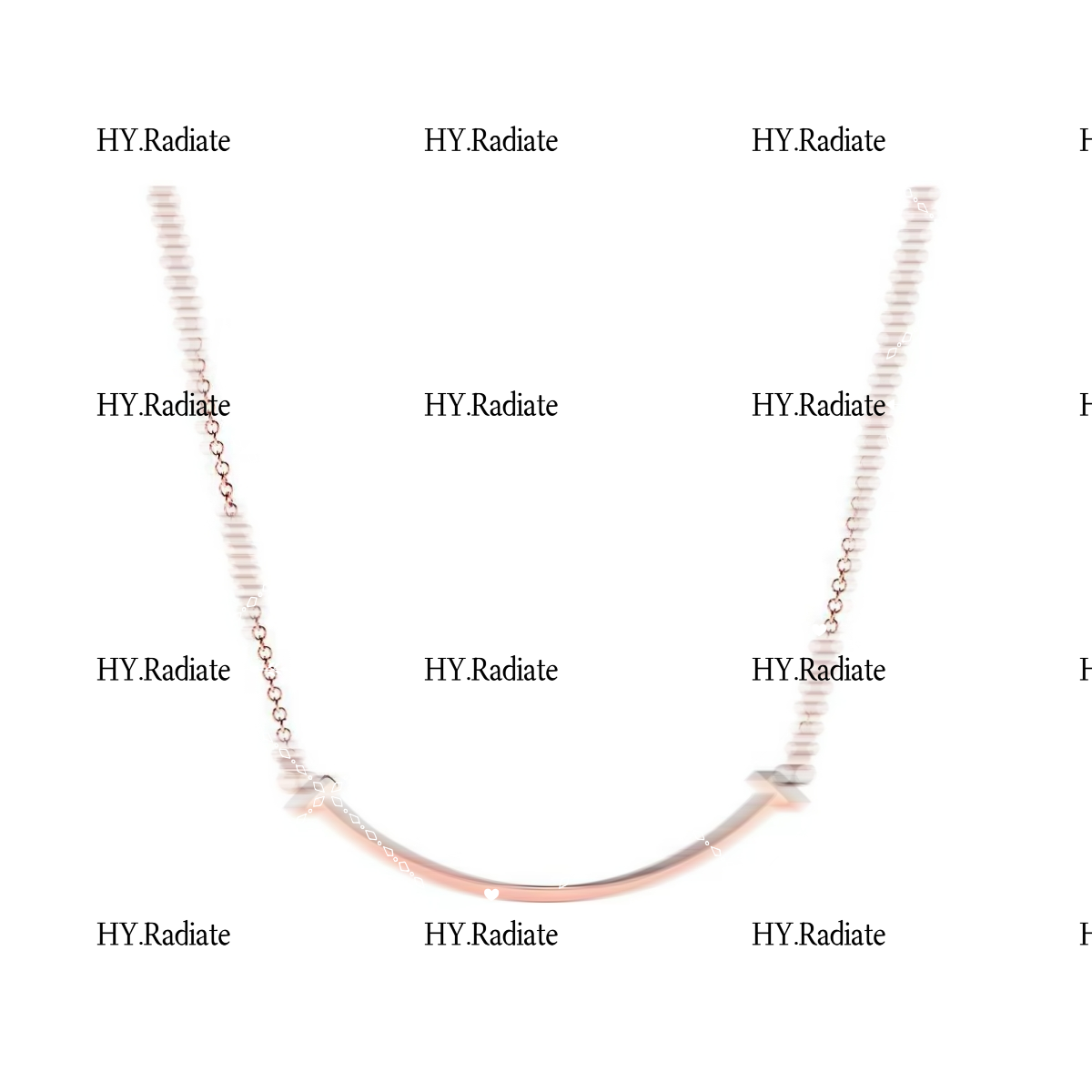 钨合金吊坠 HY. Radiate微笑项链小众轻奢时尚百搭款