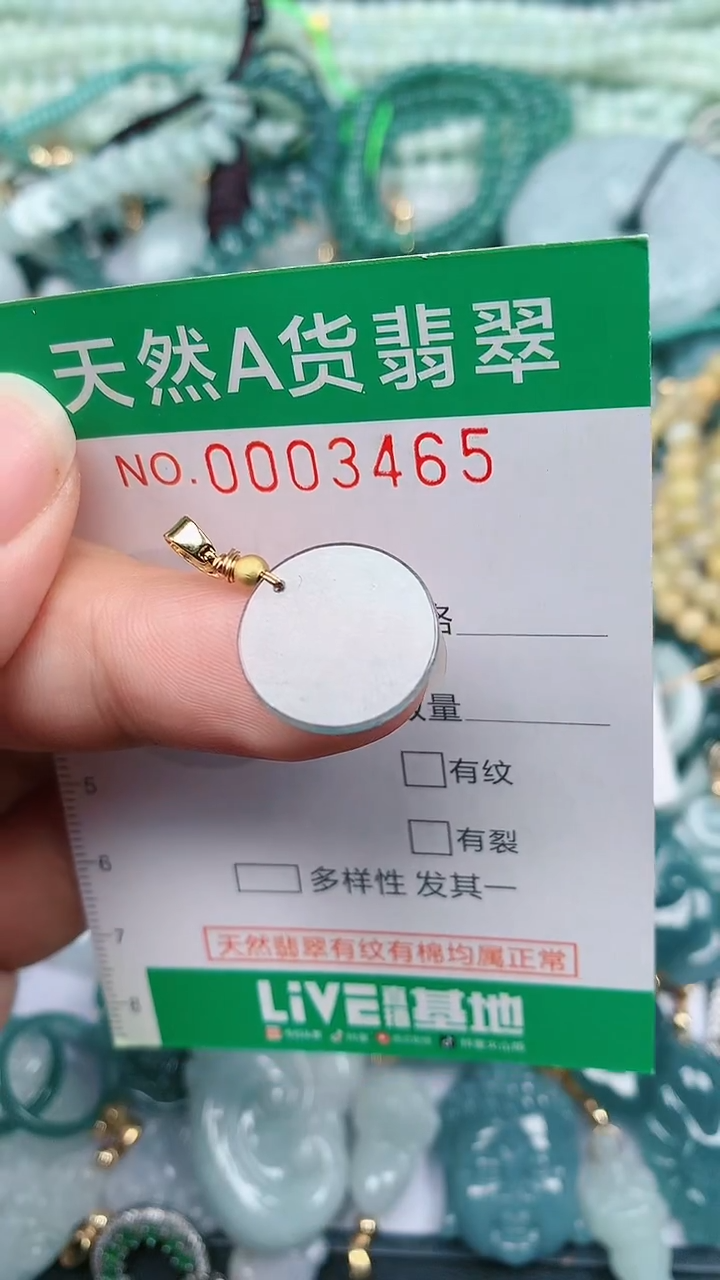 颈饰未镶嵌翡翠.0003565