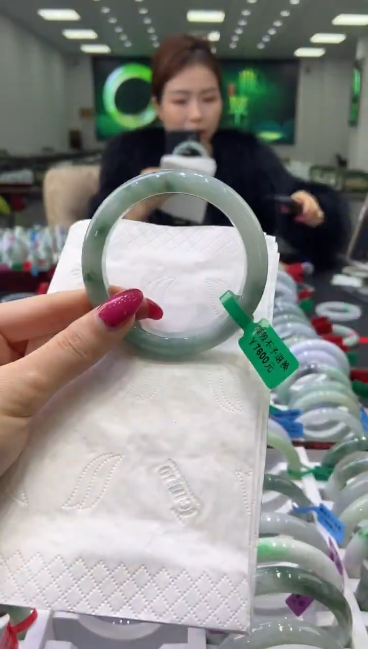 未镶嵌手镯翡翠0058866