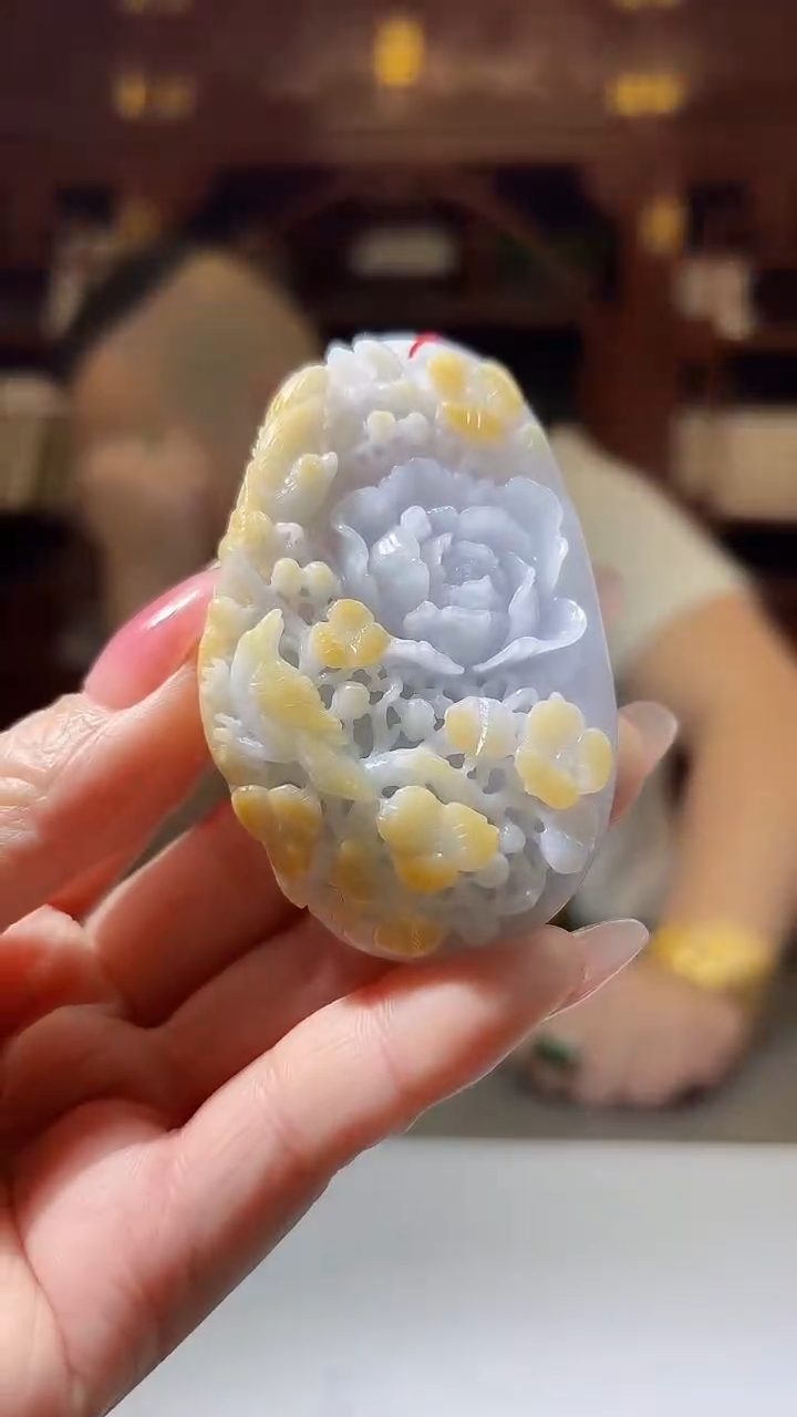 【闪购商品】定制翡翠未镶嵌0220/Y/花