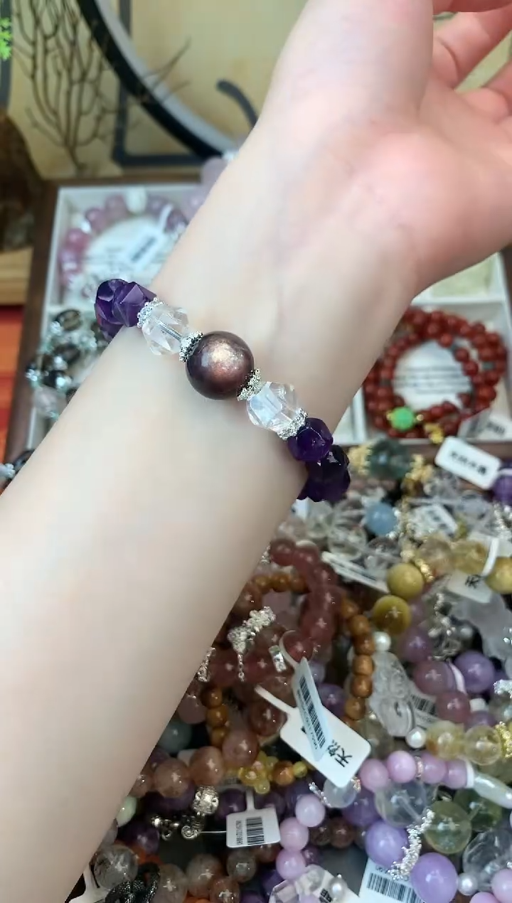【闪购商品】紫晶手链未镶嵌223手串