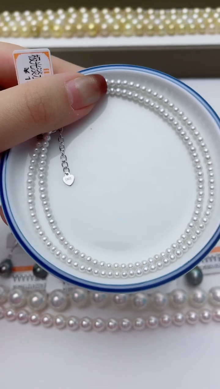 【闪购商品】淡水珍珠颈饰未镶嵌W8