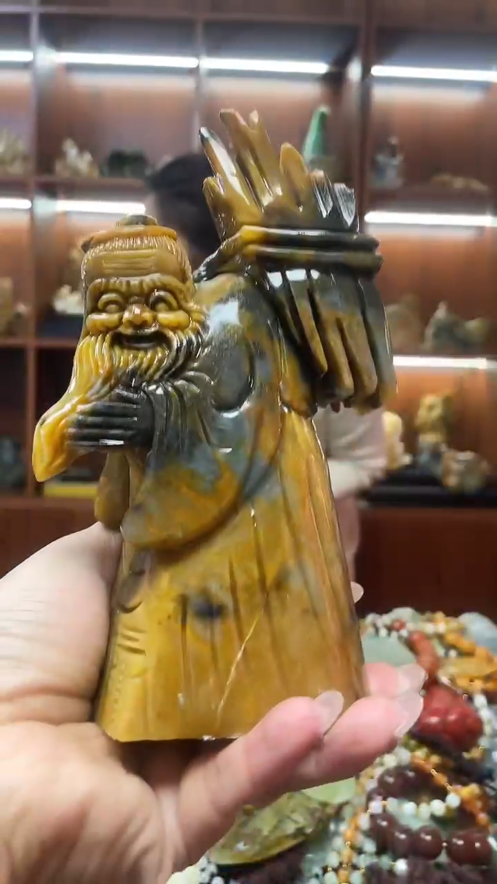 未镶嵌蛇纹石玉摆件    