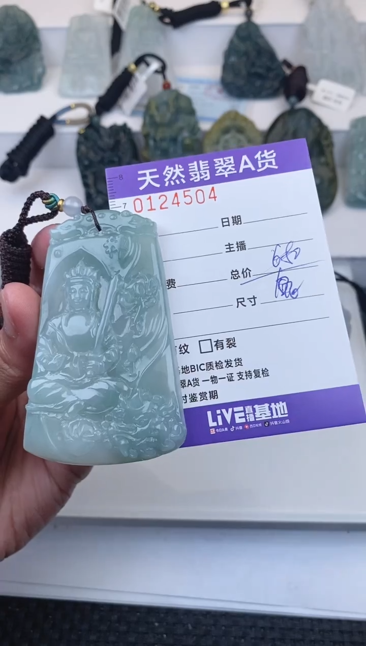 【闪购商品】翡翠颈饰未镶嵌          504