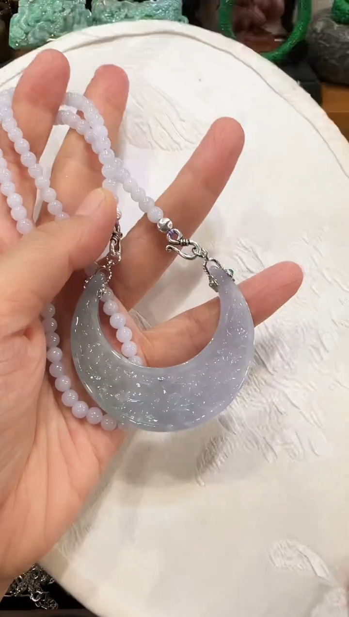 颈饰未镶嵌翡翠国风