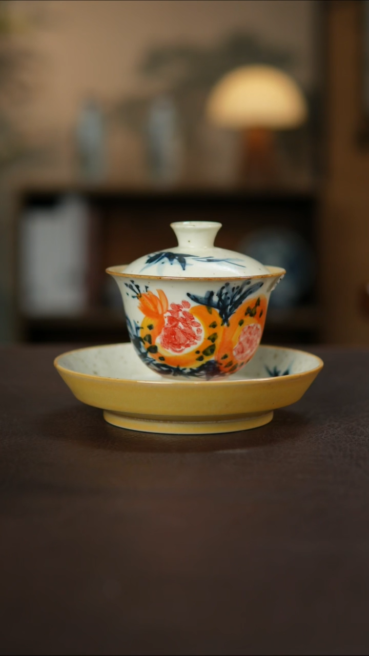 杯景德镇陶瓷杯碗柴烧多人