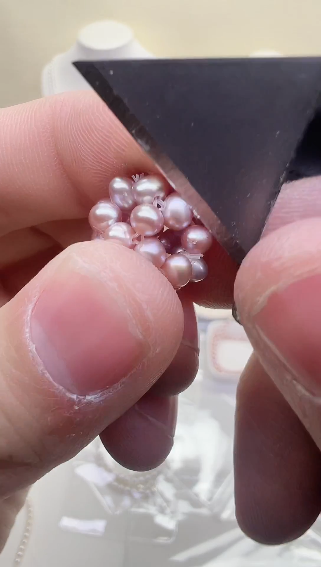 未镶嵌吊坠（不含链）淡水珍珠紫色爆米花