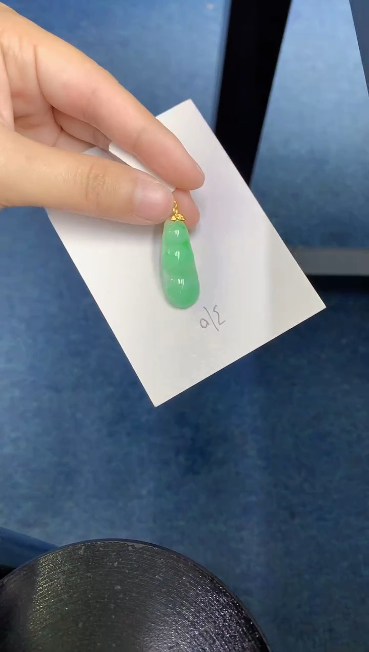 【闪购商品】翡翠颈饰18K金镶嵌000000000