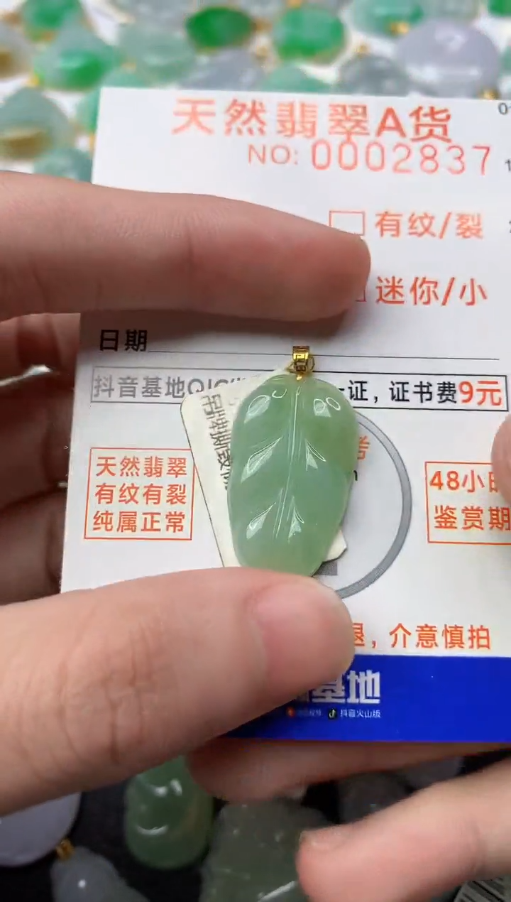 【闪购商品】翡翠颈饰18K金镶嵌5...........