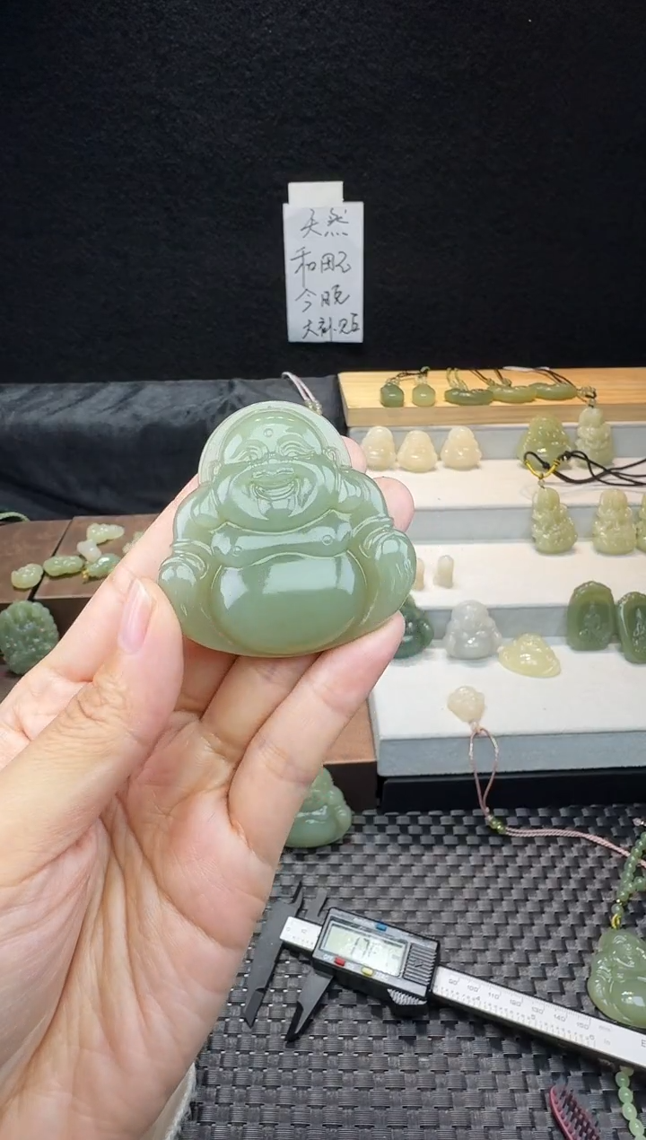 【闪购商品】和田玉颈饰未镶嵌50佛公一整套