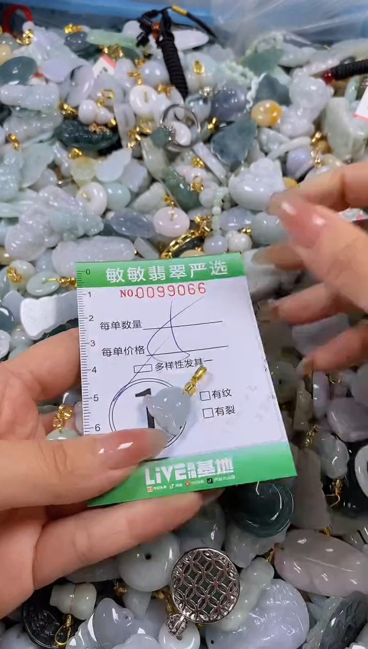 【闪购商品】翡翠颈饰未镶嵌闪购0099066多样性发其一