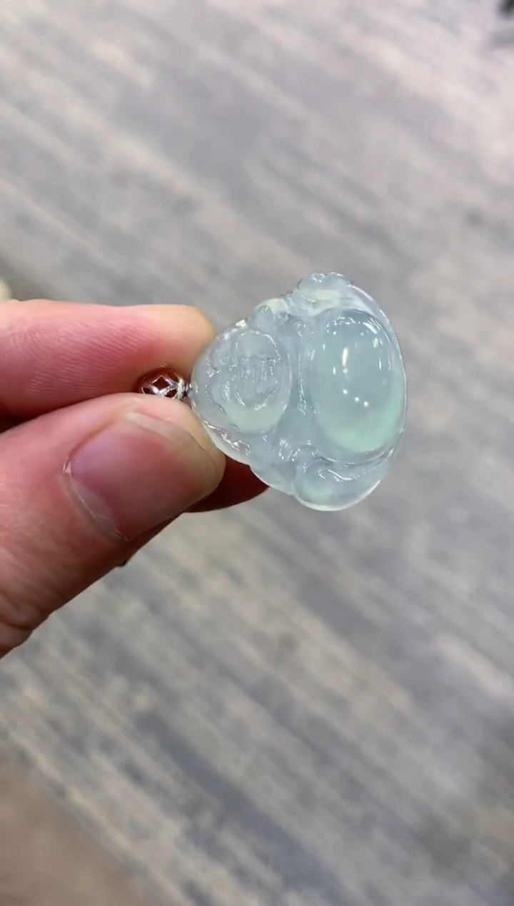 颈饰未镶嵌翡翠天然A货翡翠