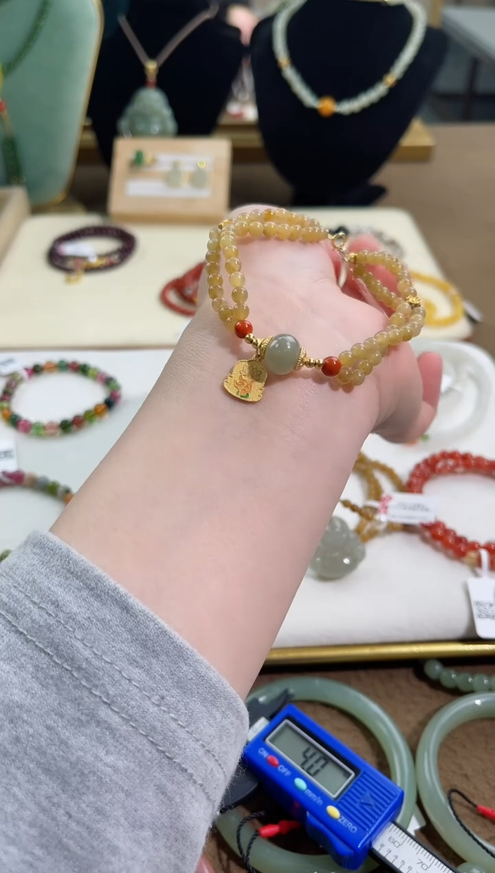 【闪购商品】和田玉手链未镶嵌cs