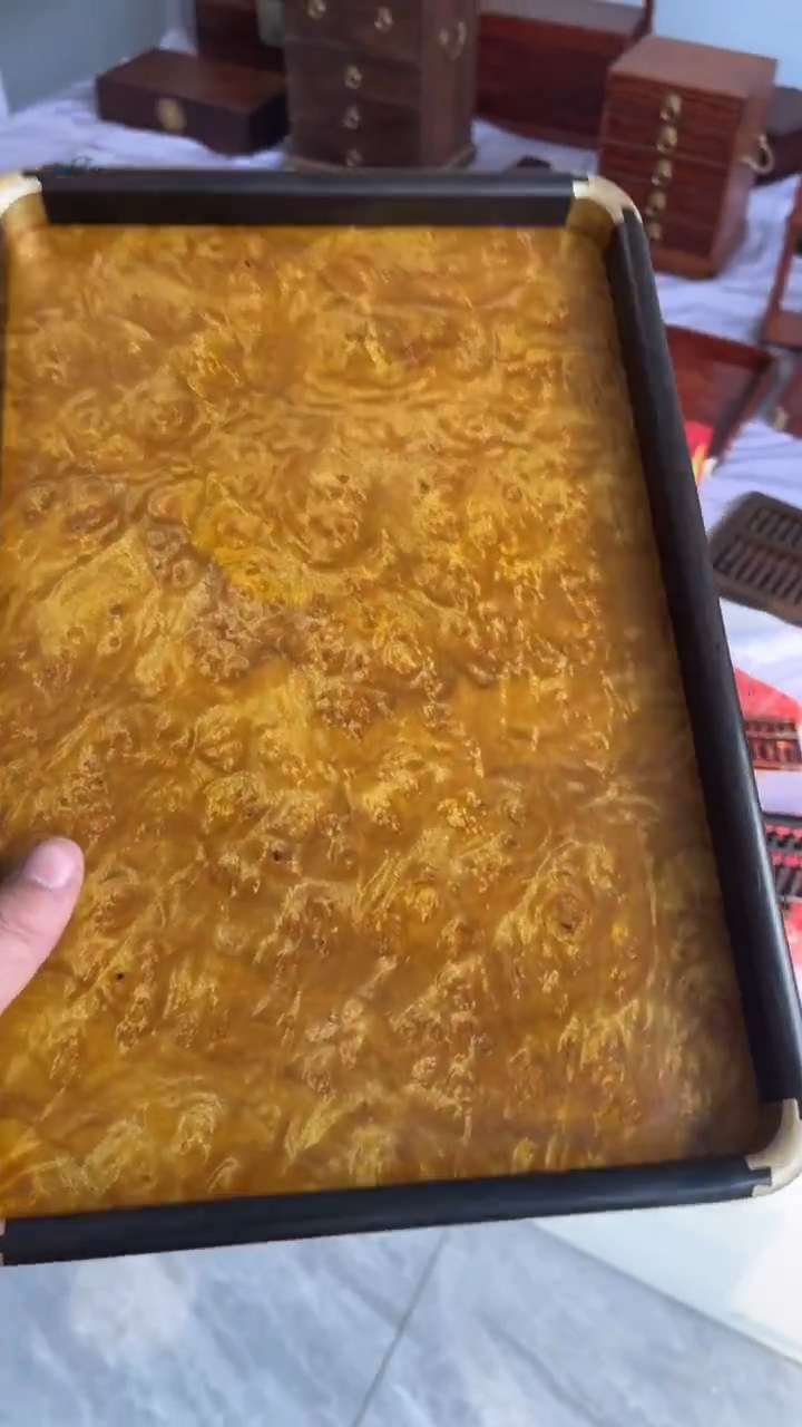 【闪购商品】木木艺金丝楠饱满留疤小茶盘