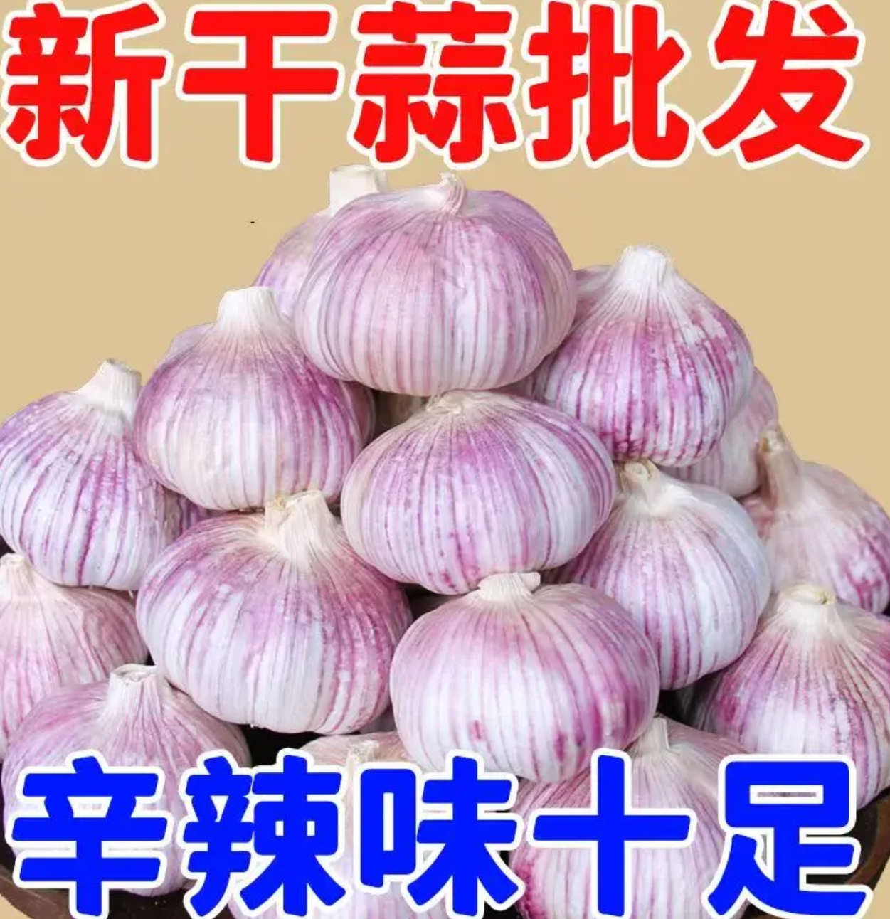 【2025五斤新干蒜】新晒干蒜大蒜 蒜香浓郁辛辣十足 整箱包邮
