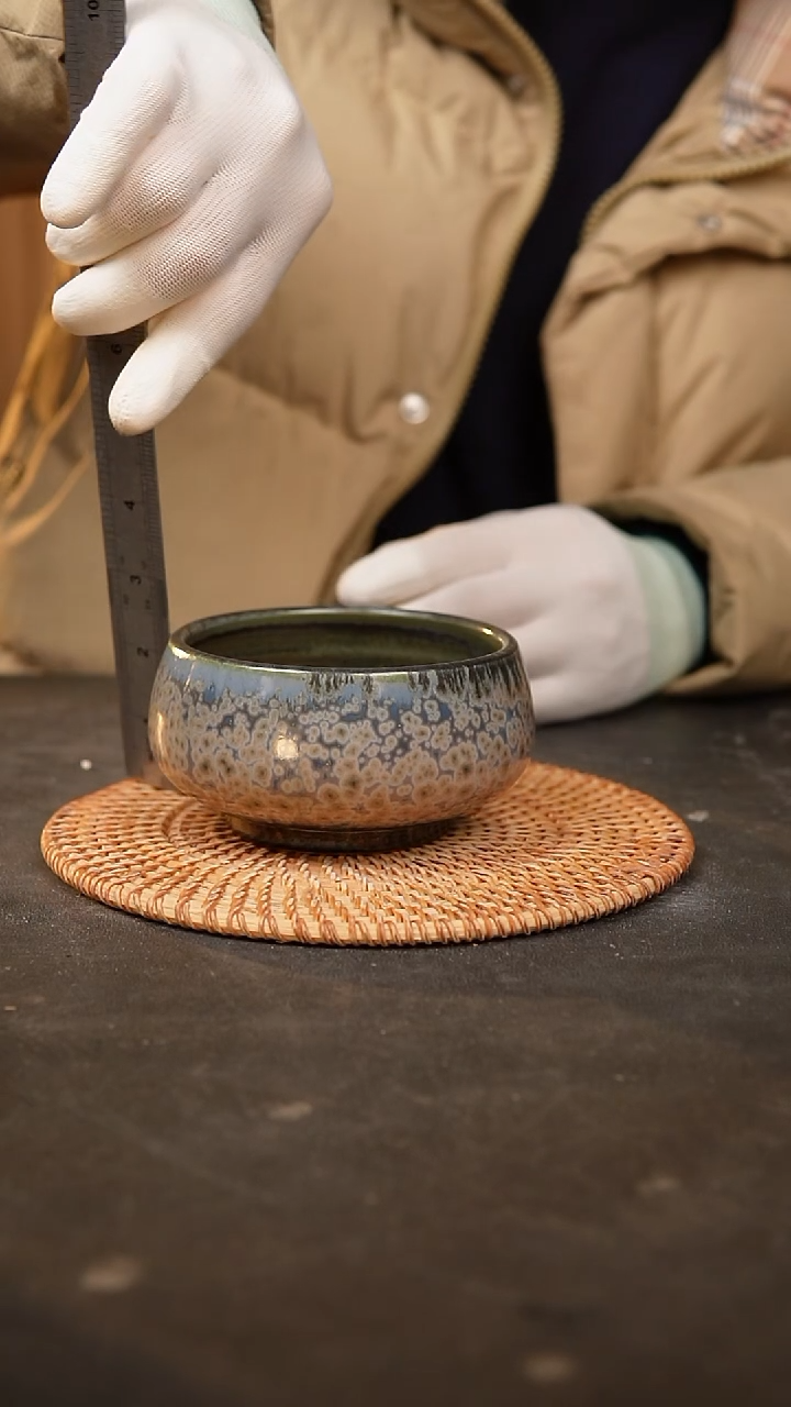 【闪购商品】瓷片泥泥手工花盆口10