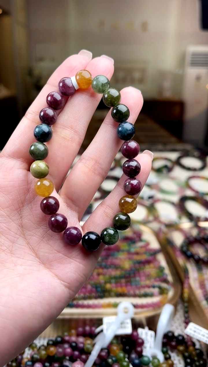 【闪购商品】/未镶嵌碧玺8mm+碧玺单圈多样性发货