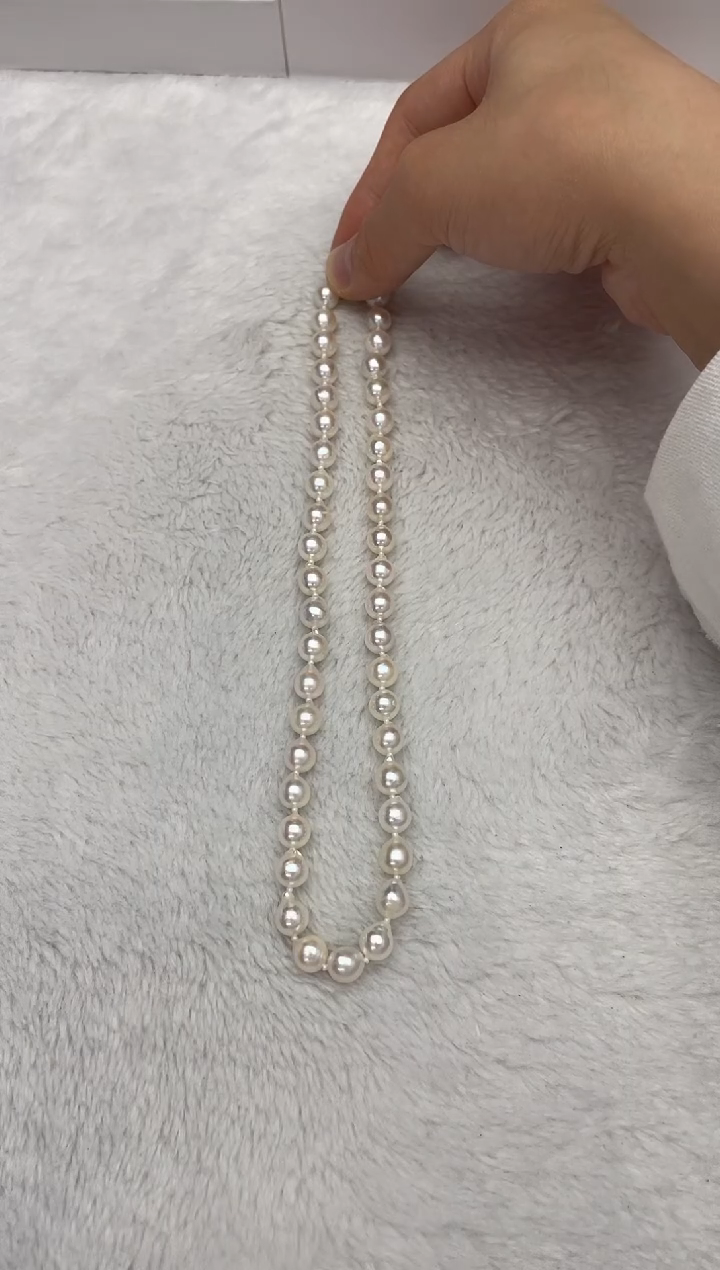 【闪购商品】海水珍珠颈饰未镶嵌AK8-8.5mm（多样性发一）