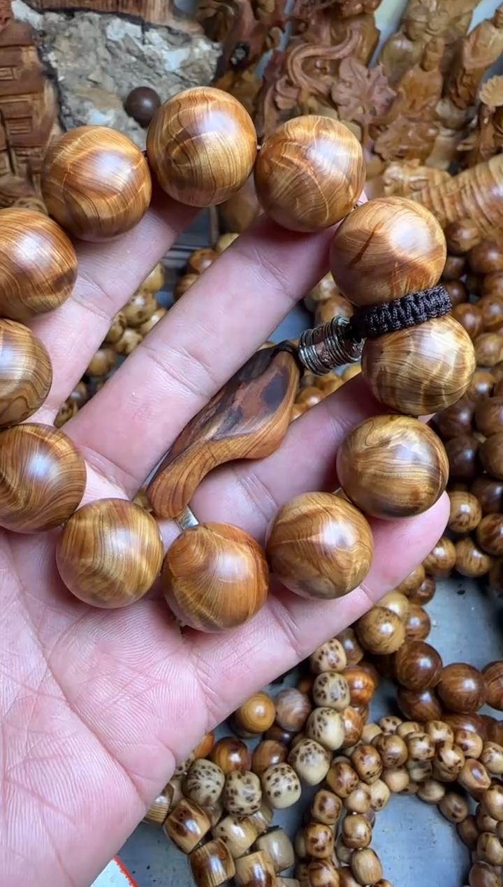 【闪购商品】柏木手串/手链太行崖柏黑骨料龙胆闪电2.0