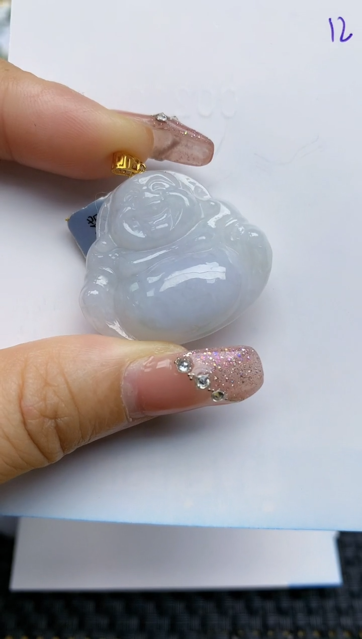 【闪购商品】翡翠颈饰未镶嵌天然A货翡翠 12