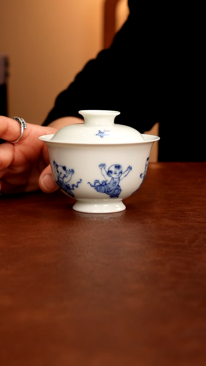 摆件陶五里雾微瑕 手工手绘陶瓷