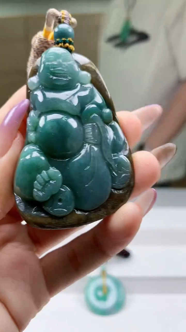 定制翡翠未镶嵌5028ty-毛货挂件79