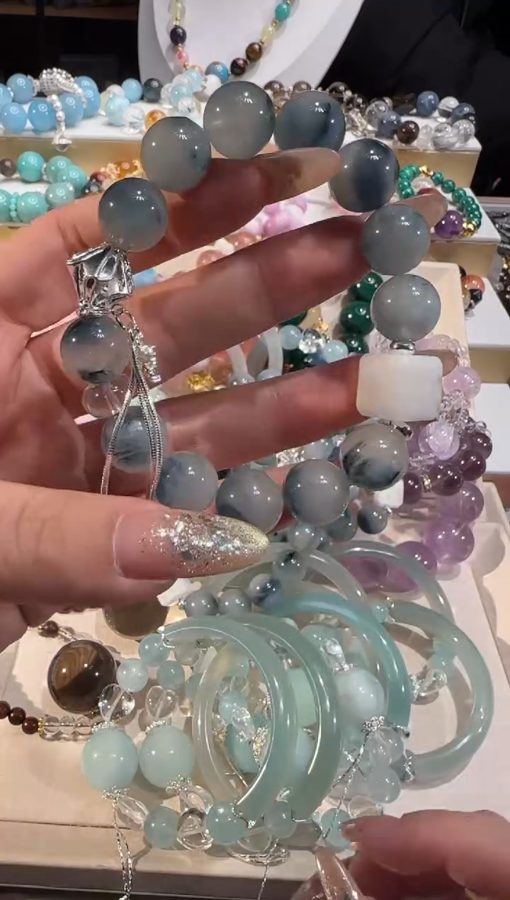 未镶嵌手串水晶多样性发一