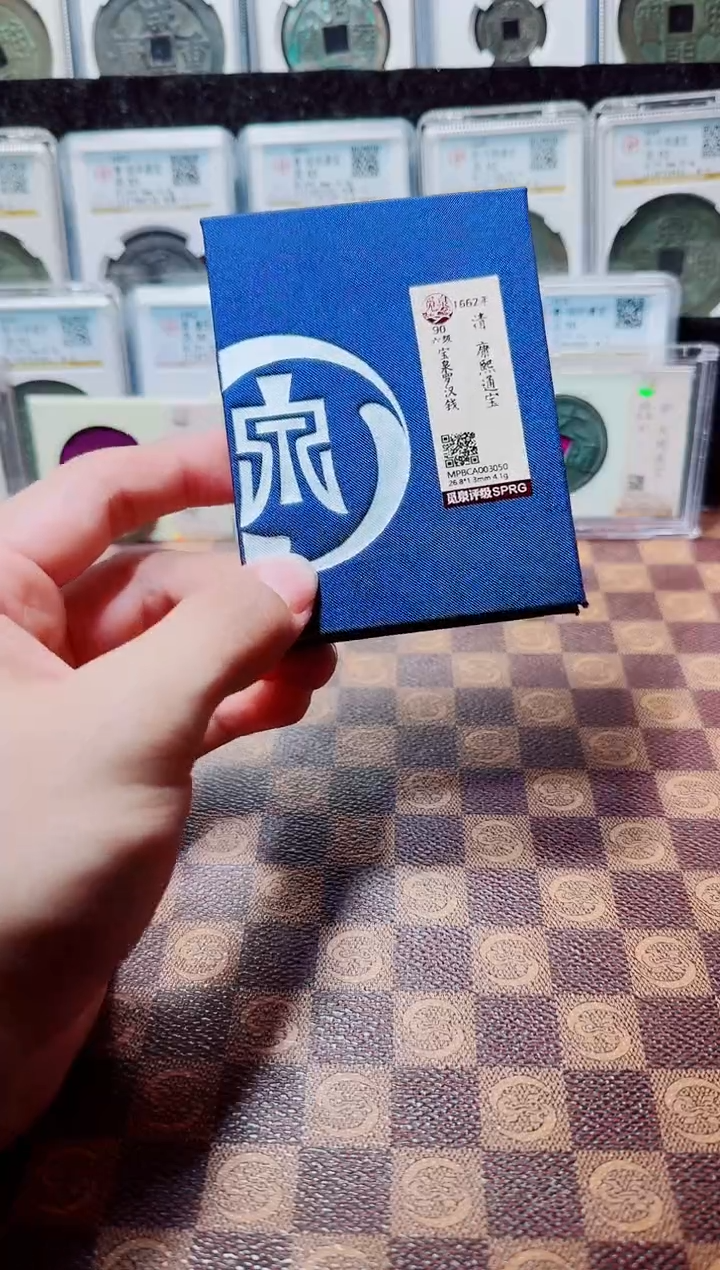 铜A441星龍觅泉康熙通宝宝泉罗汉钱3050