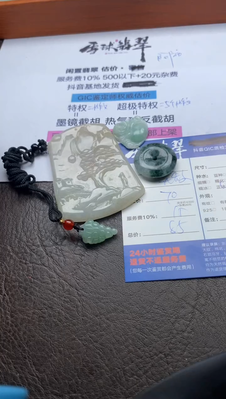 【闪购商品】翡翠颈饰未镶嵌10782150325 316 四单