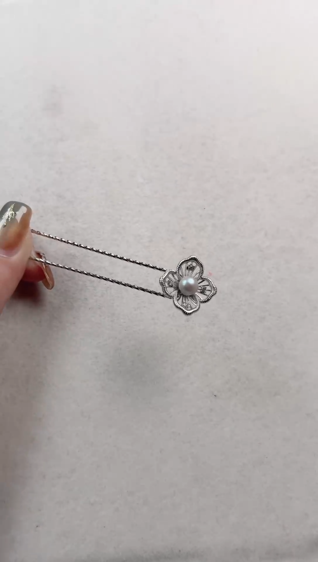 未镶嵌发簪海水珍珠X459