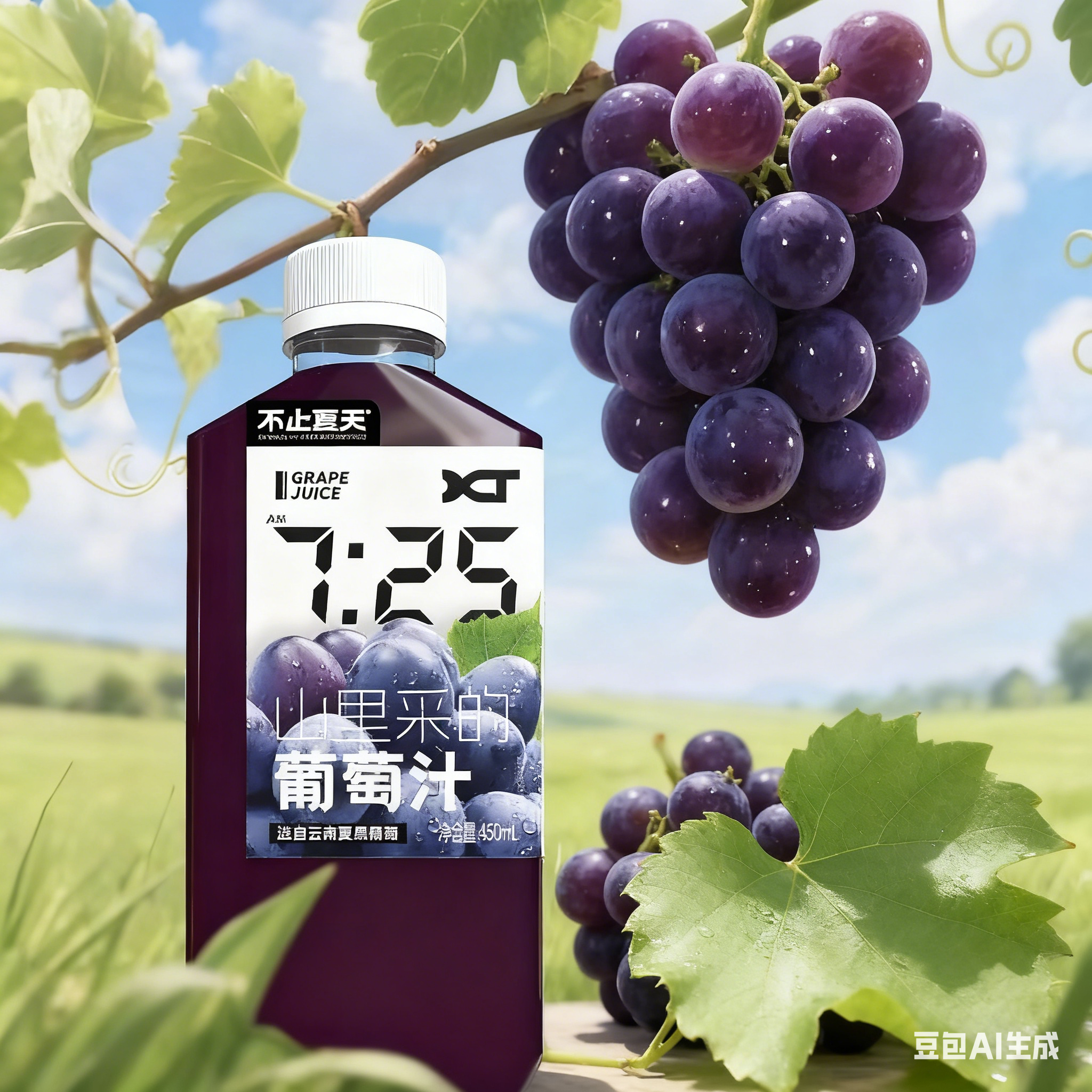 不止夏天100葡萄汁450ml