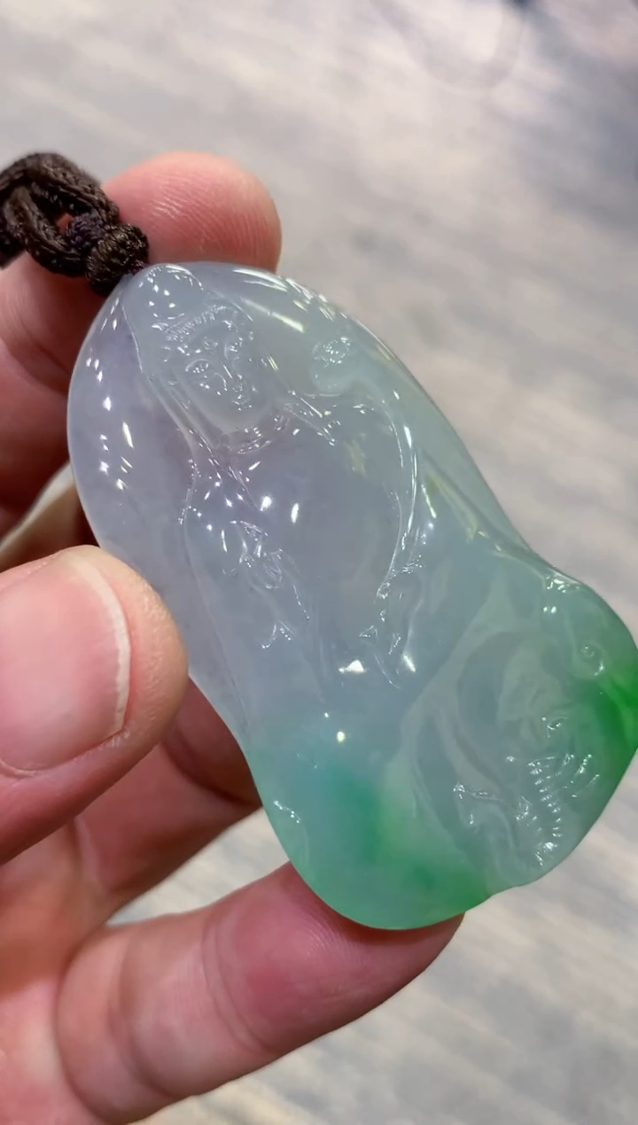 颈饰未镶嵌翡翠天然A货翡翠