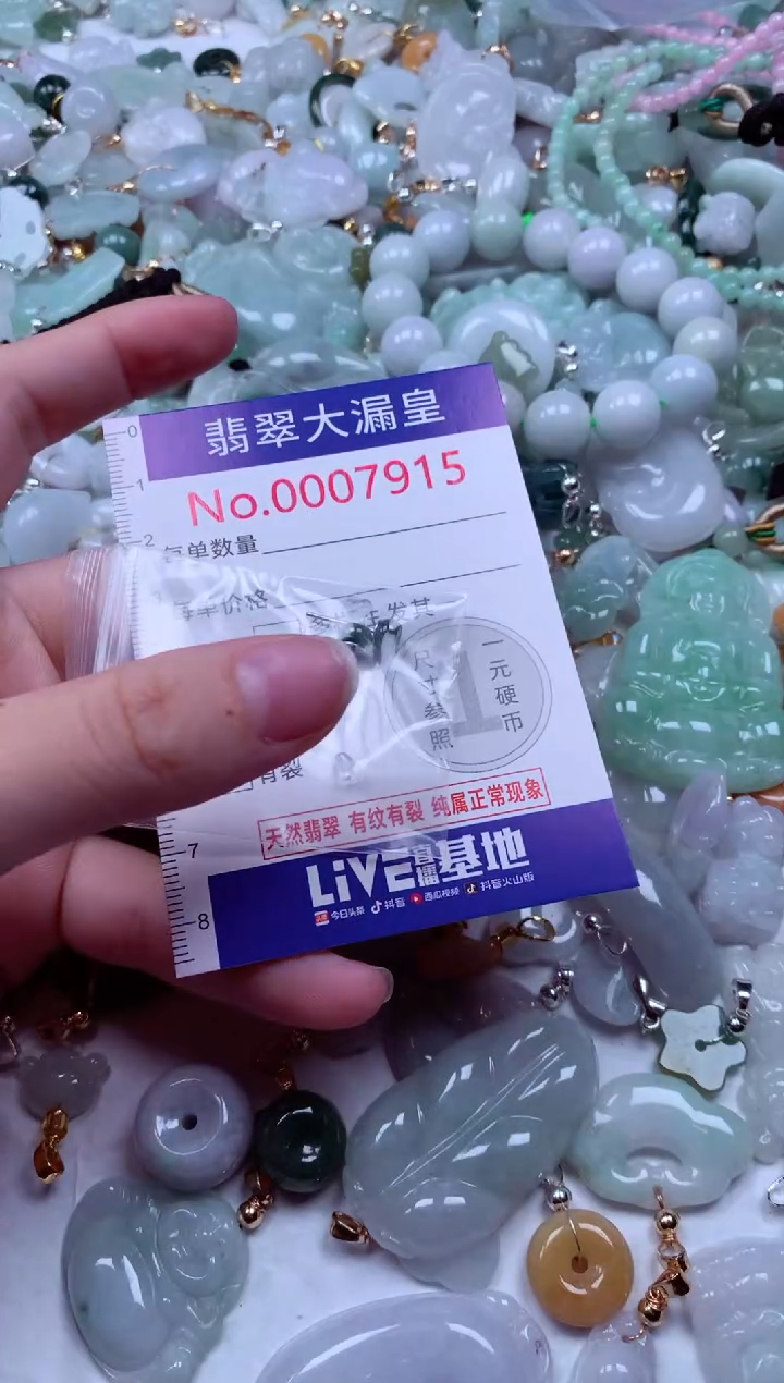 吊坠(不含链)未镶嵌翡翠7915