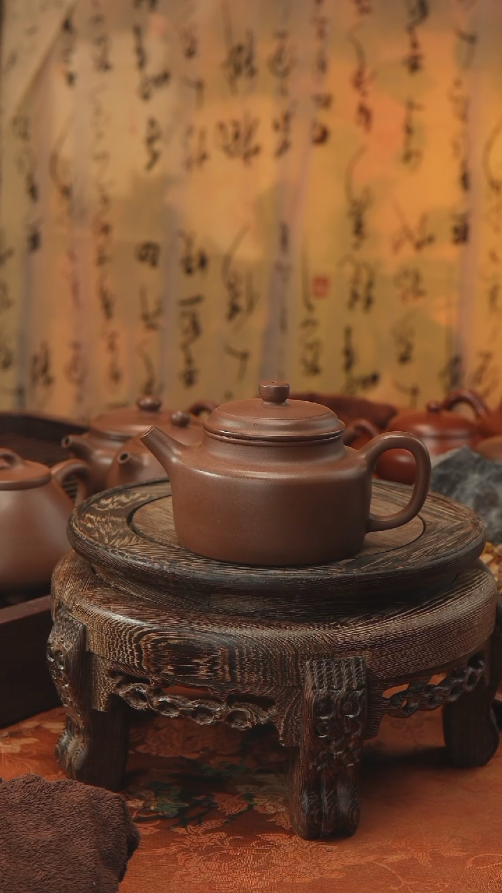 茶壶紫砂德中 一厂老紫泥
