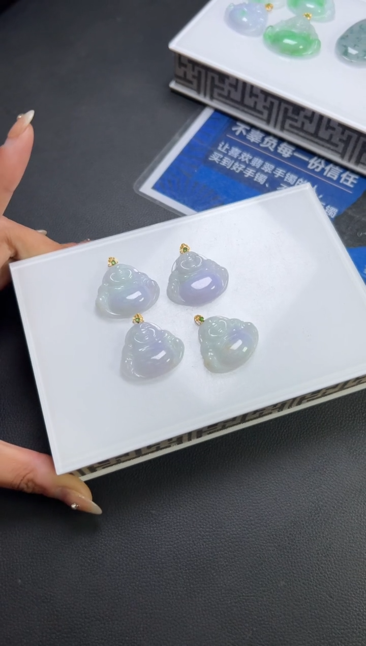 【闪购商品】翡翠颈饰18K金镶嵌W001-XJGJ21多样性发一件