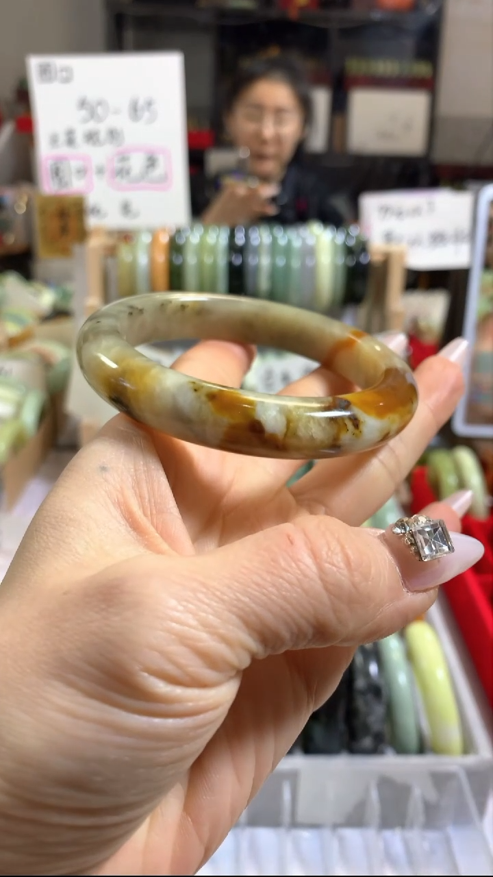 未镶嵌岫玉手镯4 59+