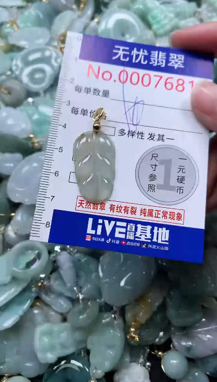 颈饰未镶嵌翡翠7681