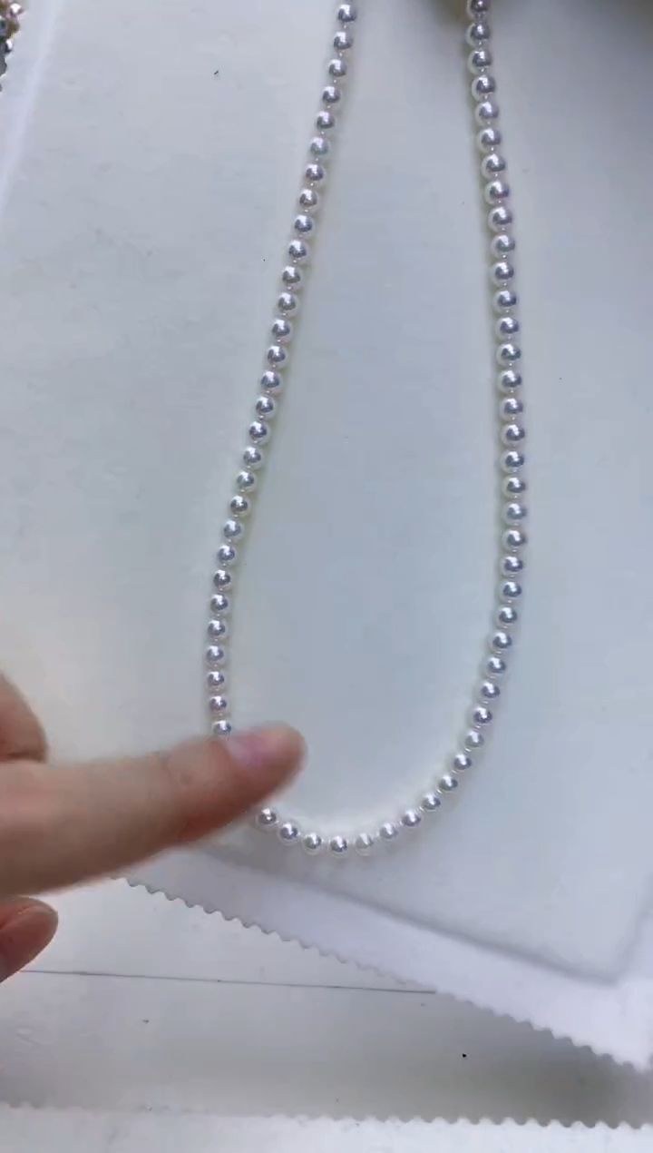 【闪购商品】海水珍珠饰品未镶嵌4-5满珠链